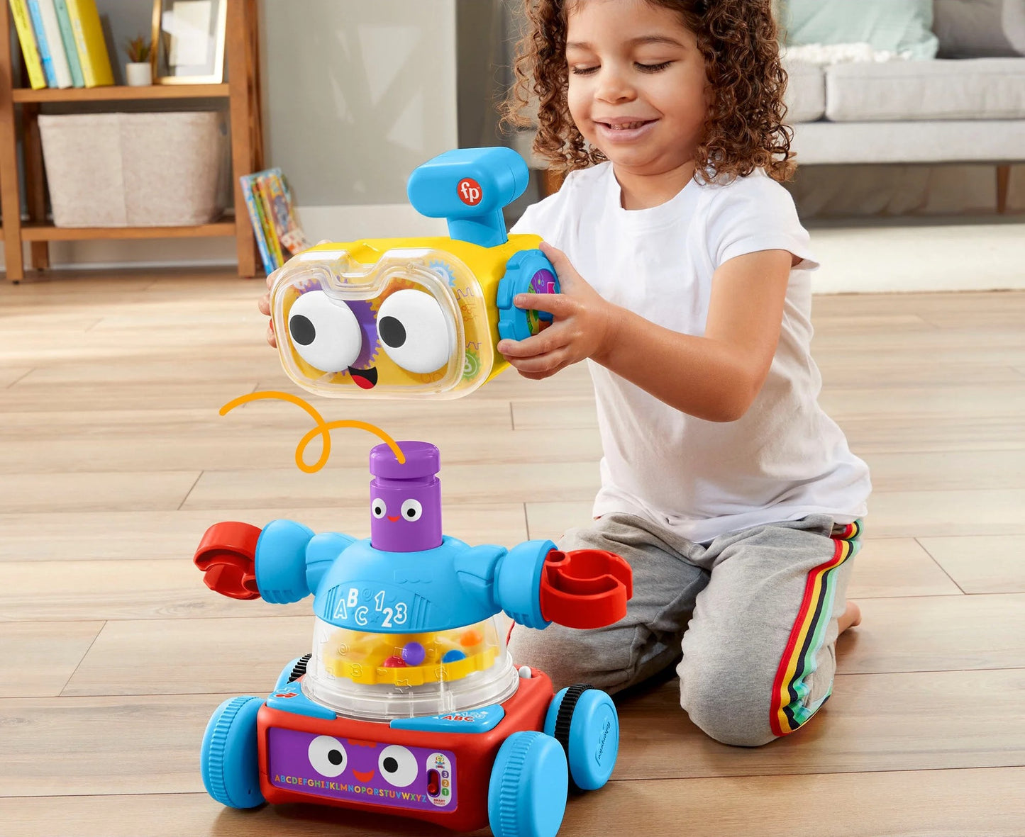 Fisher-Price - Robot de Aprendizaje Interactivo 4 en 1