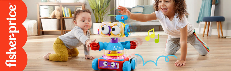 Fisher-Price - Robot de Aprendizaje Interactivo 4 en 1