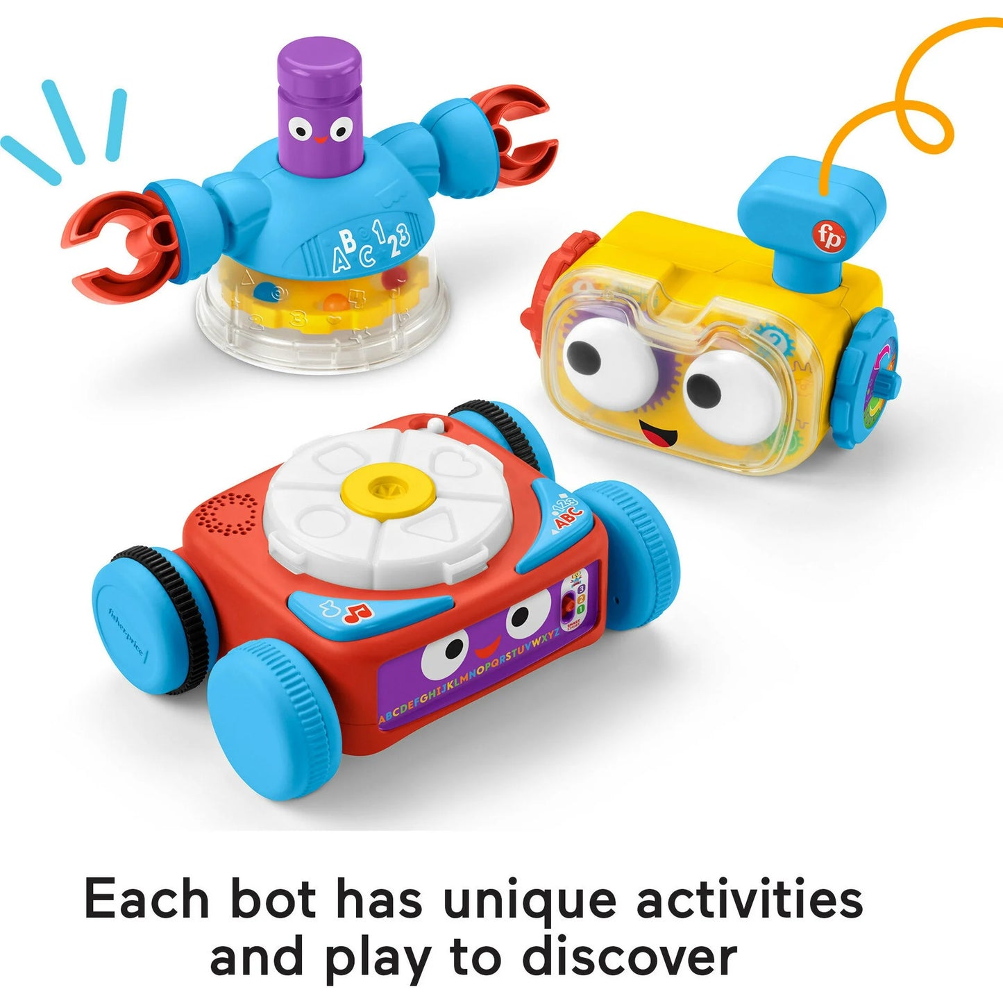 Fisher-Price - Robot de Aprendizaje Interactivo 4 en 1
