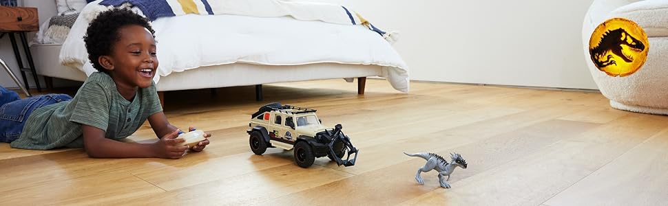 Hot Wheels Jurassic World Dominion Jeep Gladiator - Control Remoto | Matchbox