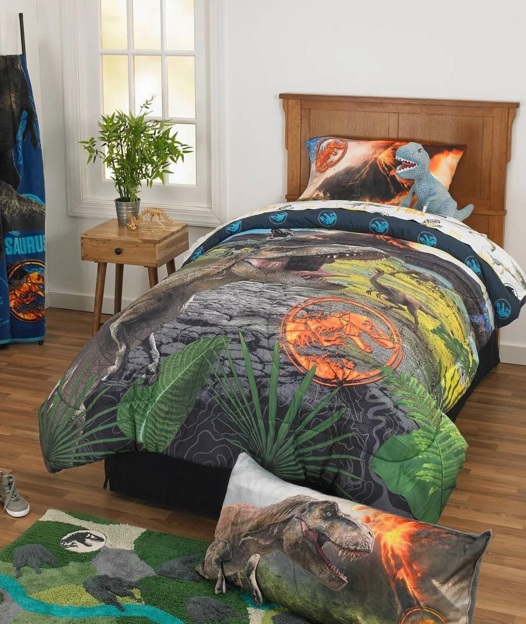 Franco Jurassic World - Edredón Reversible T - Rex | Twin