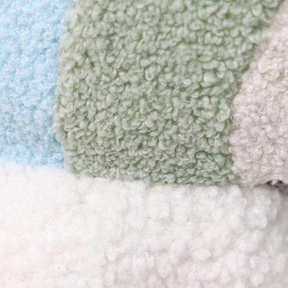 Hopscotch Squad Rainbow Rocker Caballo Mecedor de Madera Natural Nubes de Peluche Esponjosas