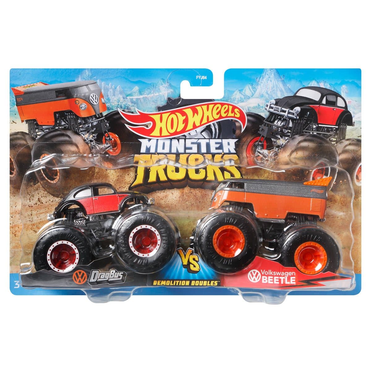 Hot Wheels Monster Truck Demolitiion Double