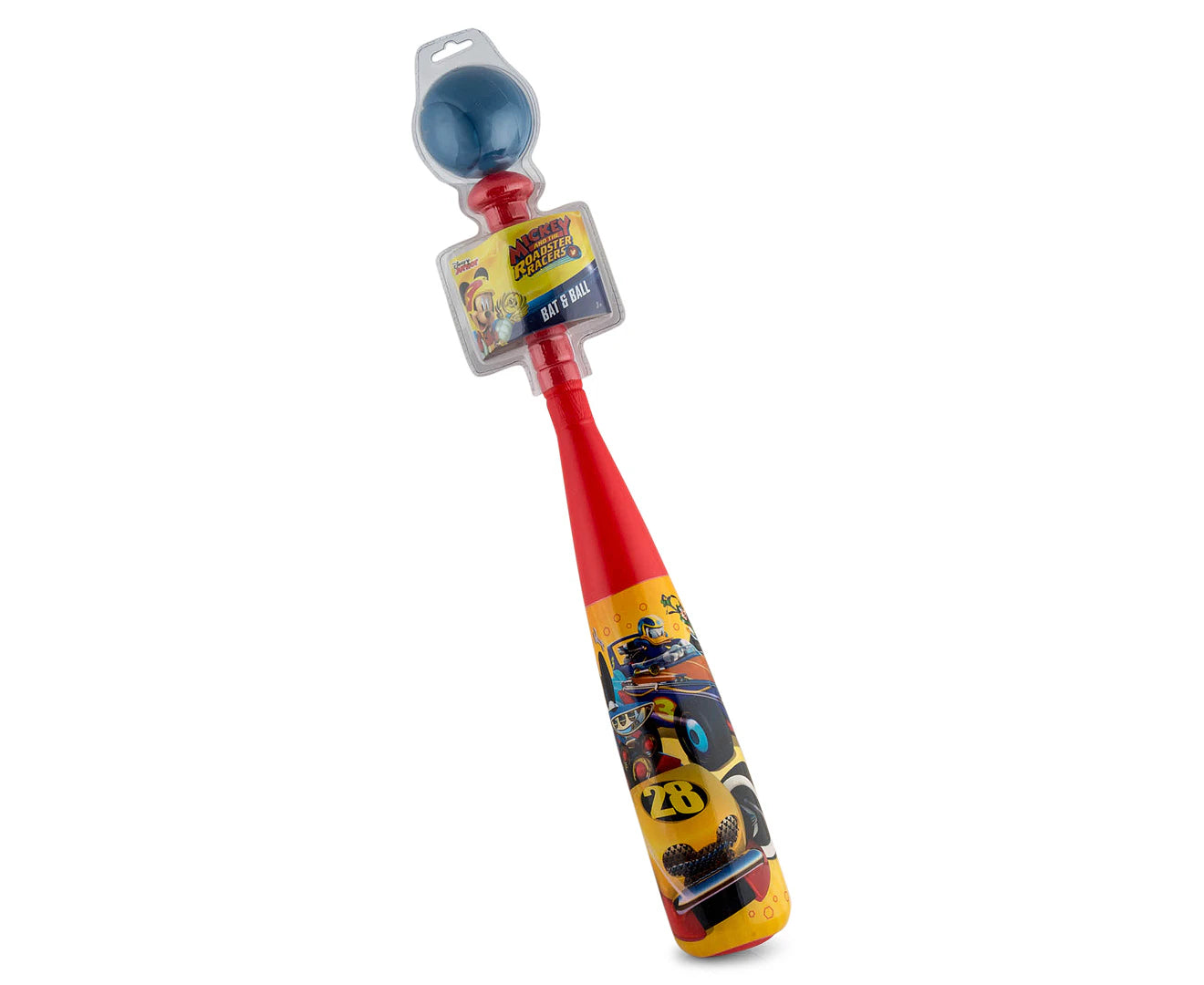 Mickey Mouse Roadsters Racers Bat & Ball