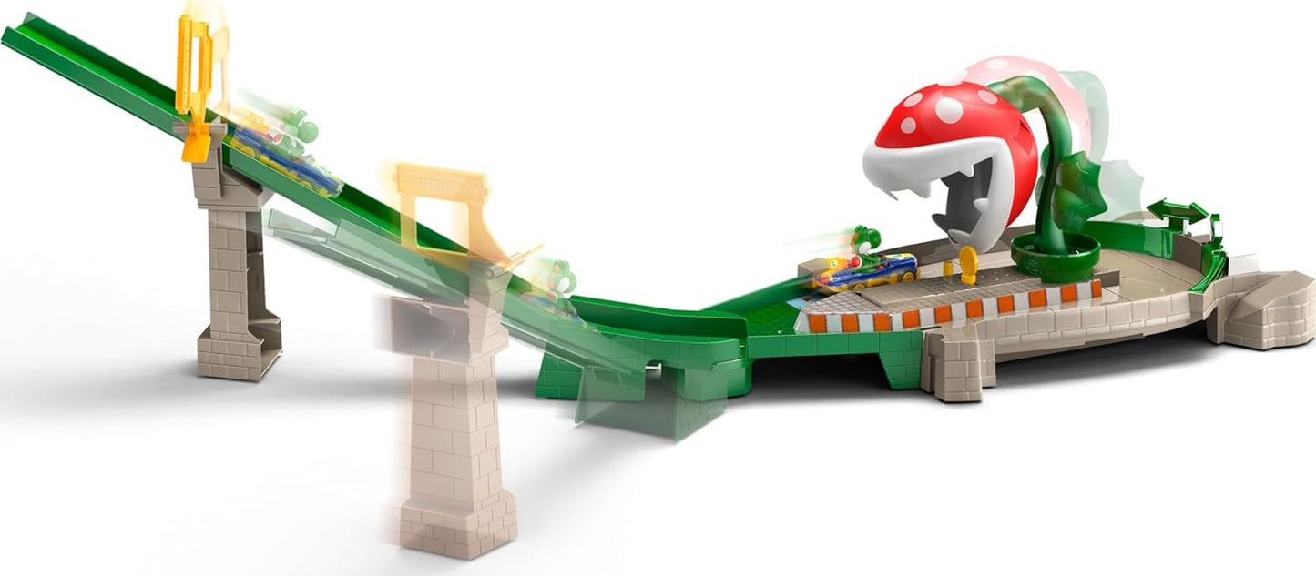 Hot Wheels Mario Kart Piranha Plant Track Playset