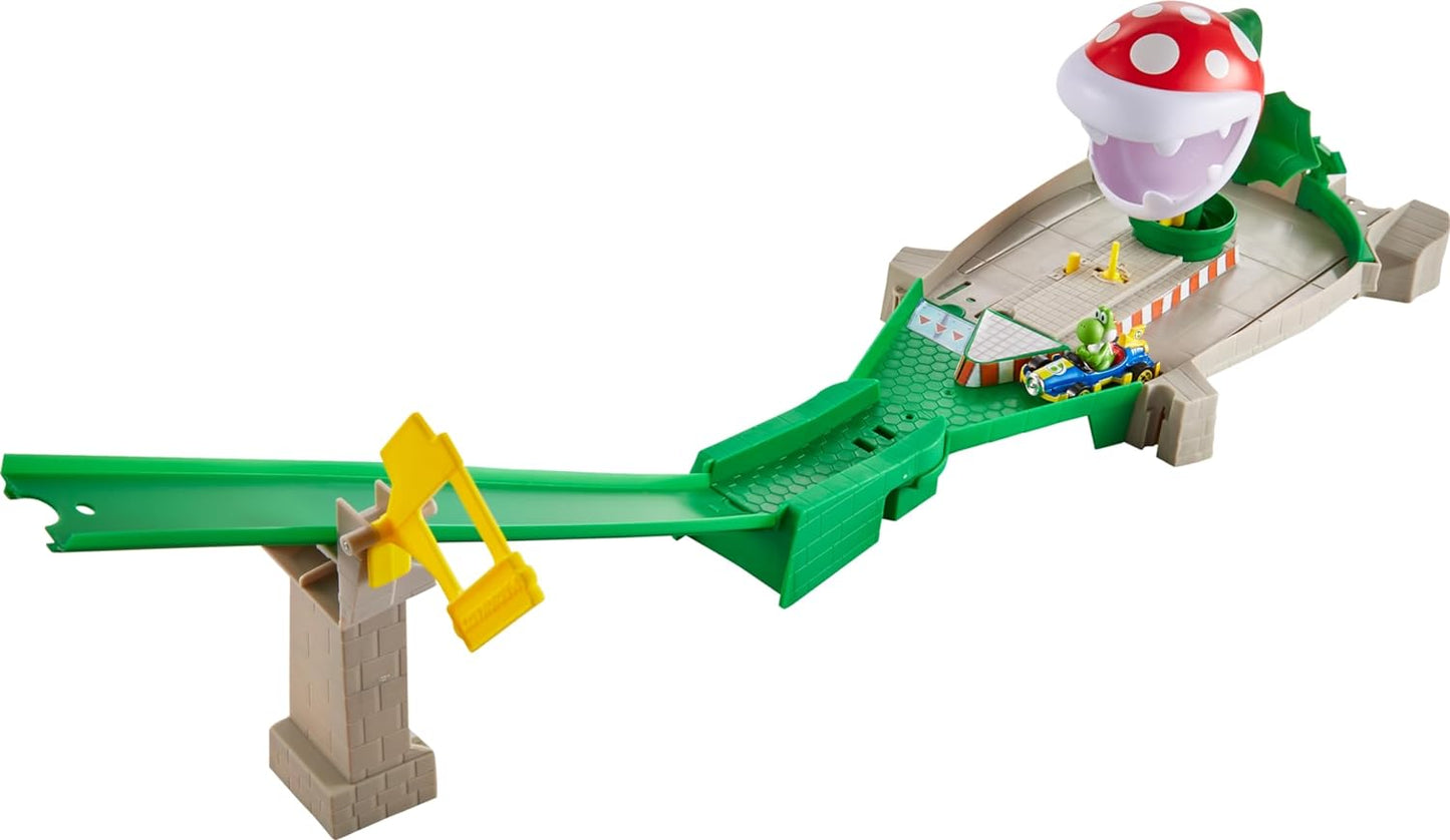 Hot Wheels Mario Kart Piranha Plant Track Playset