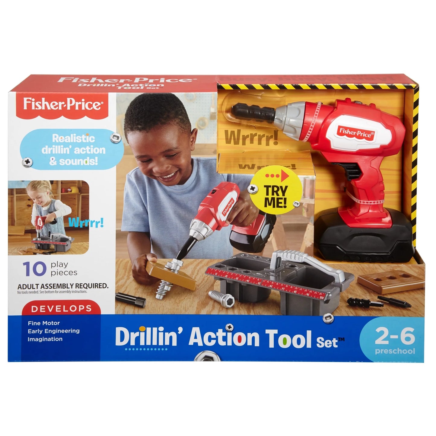 Fisher-Price Drillin' Action Tool Set