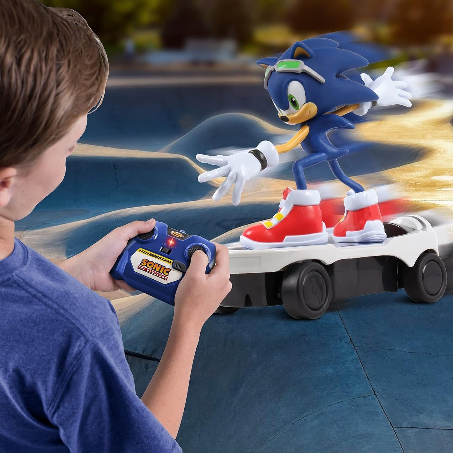 Patineta de Sonic a Control Remoto