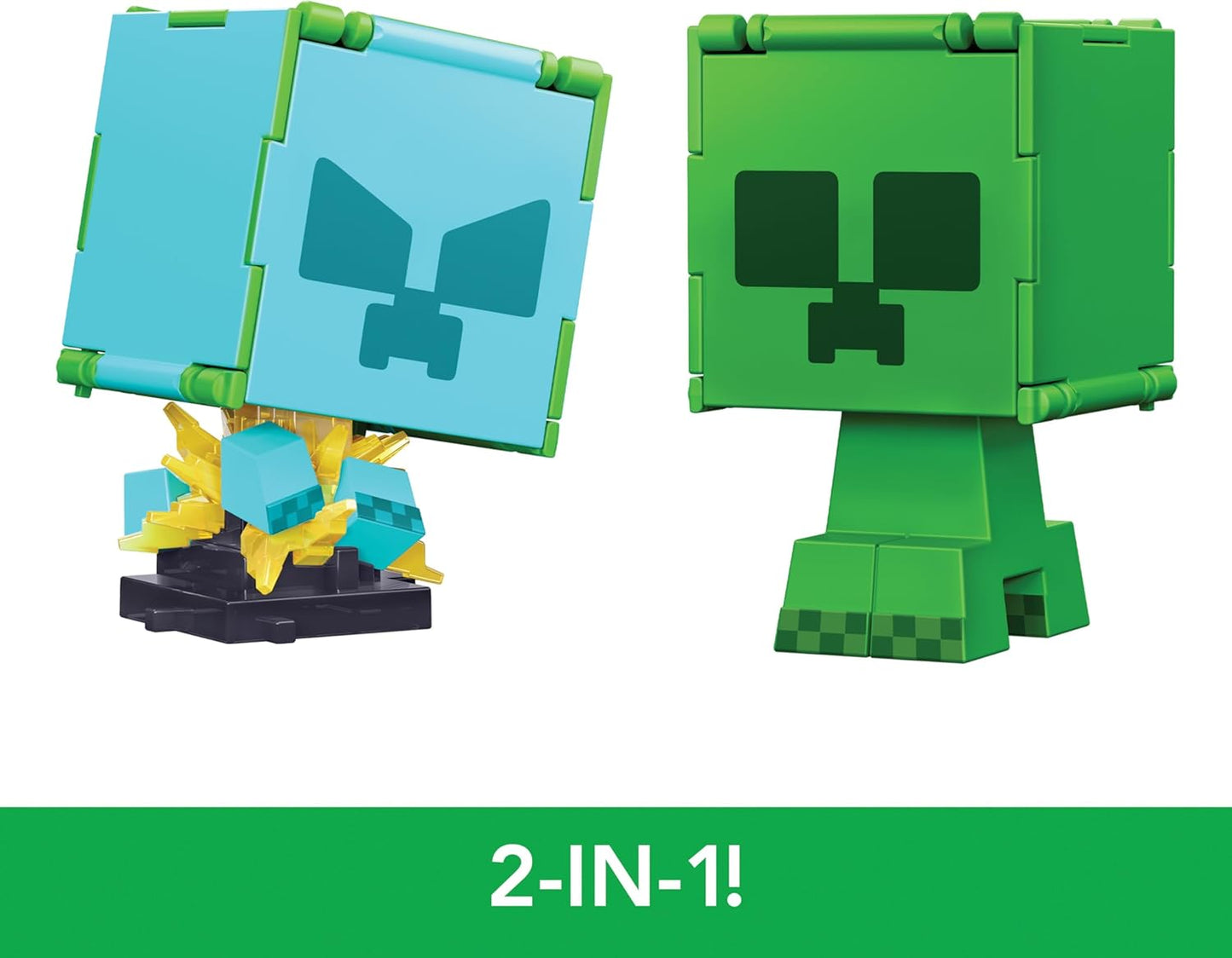 Mattel Minecraft Flippin' Figs | Colección de Figuras 2 en 1