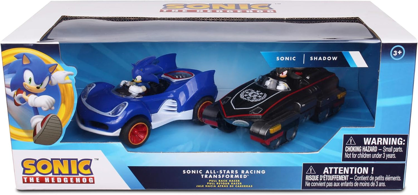 SONIC TRANSFORMED All-Stars Racing/Shadow y Sonic