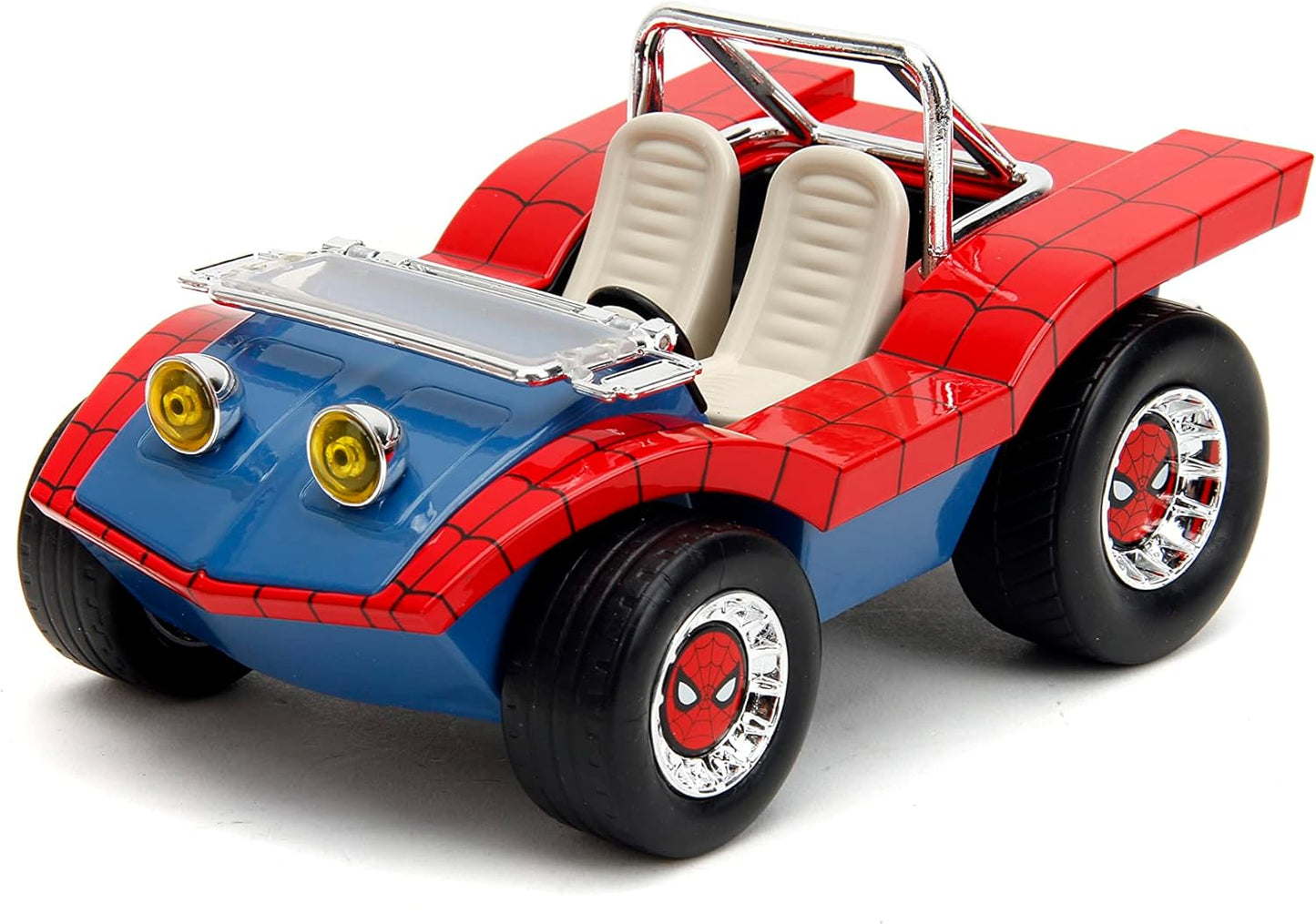 Marvel Spider-Man 1:24 Buggy | Jada Die-Cast | Figura de Spiderman 2.75 Pulgadas