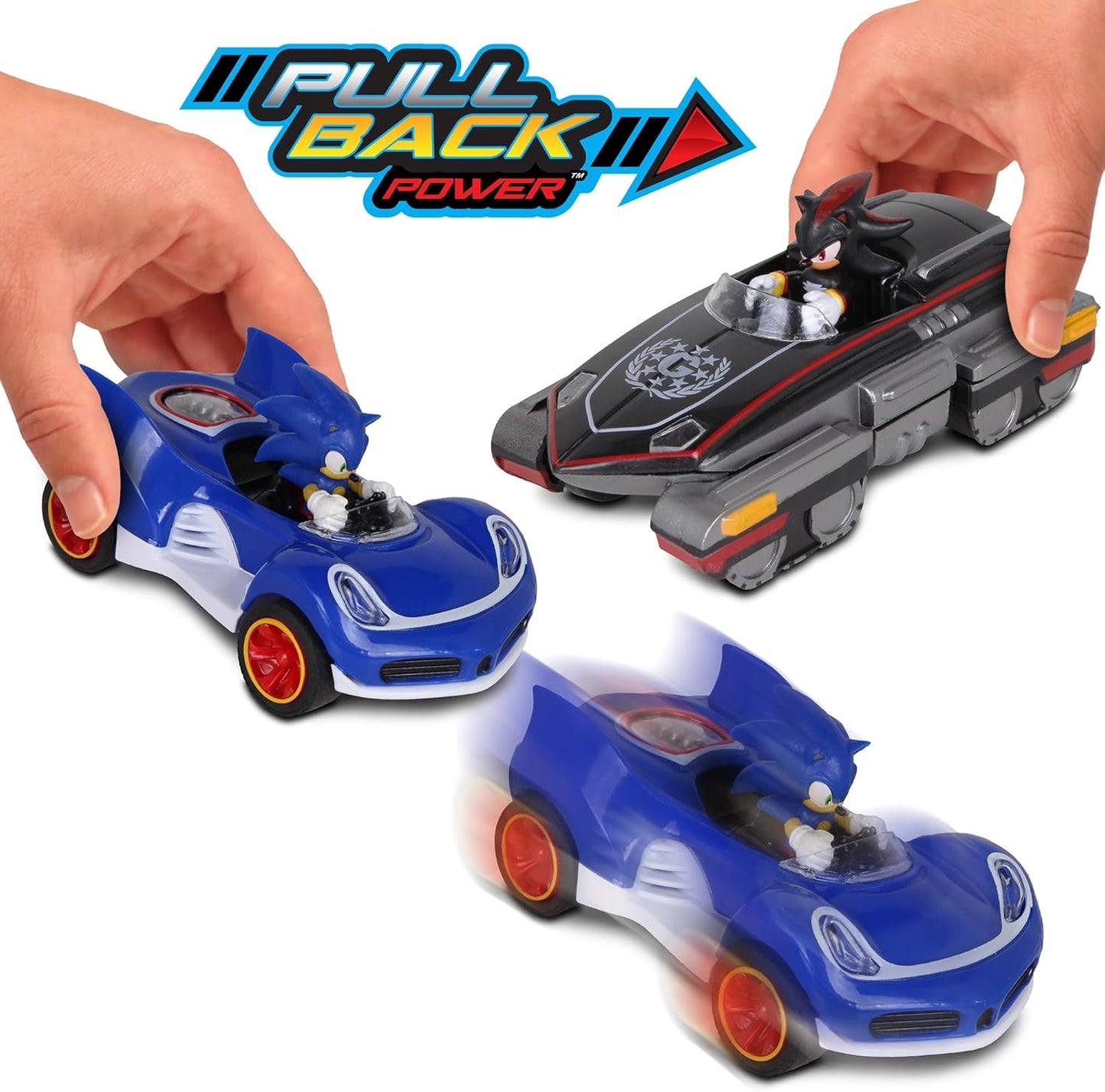 SONIC TRANSFORMED All-Stars Racing/Shadow y Sonic
