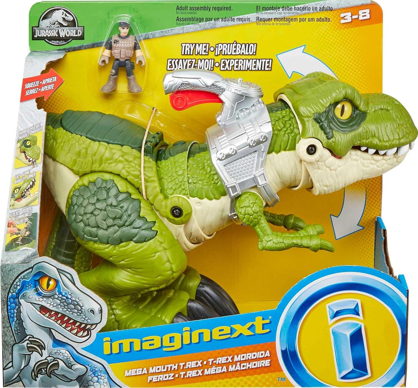 Fisher-Price Jurassic World Mega Mouth T.Rex | Imaginext