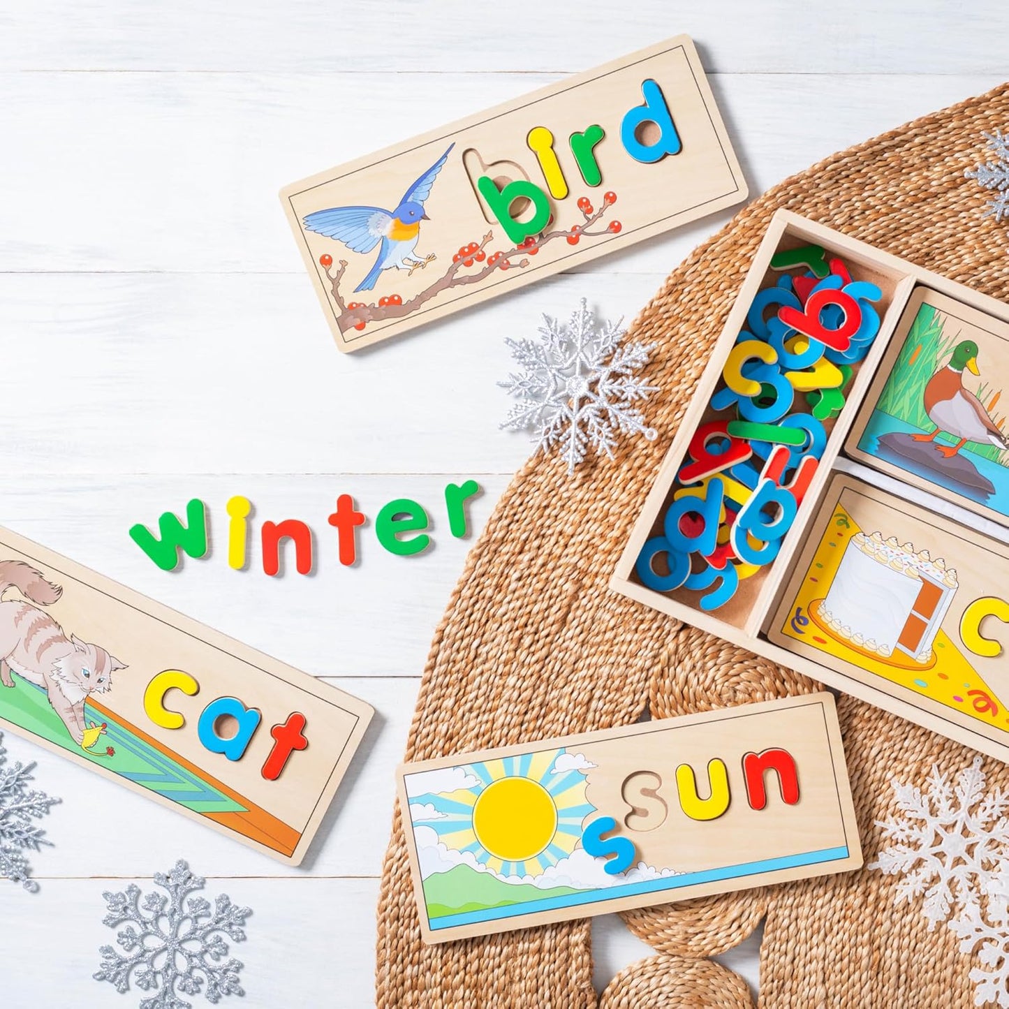 Melissa & Doug See & Spell / Rompecabezas de letras