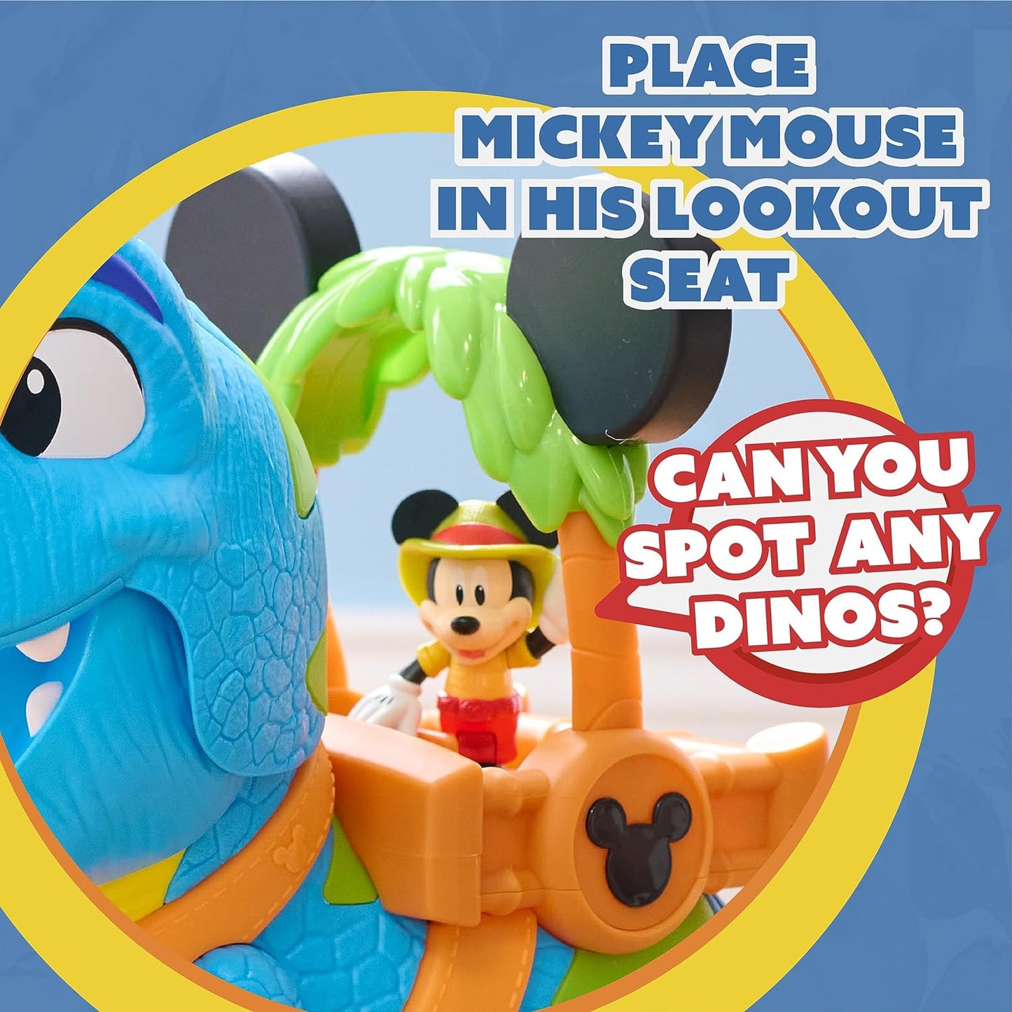 Disney Junior Mickey Mouse Roarin' Safari Dino | 4 Piezas