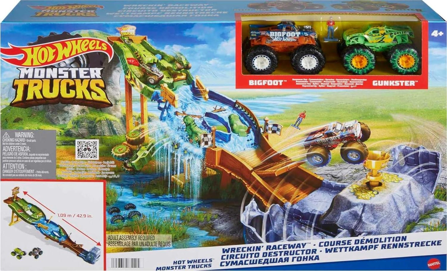 Hot Wheels® Monster Trucks Wreckin' Raceway