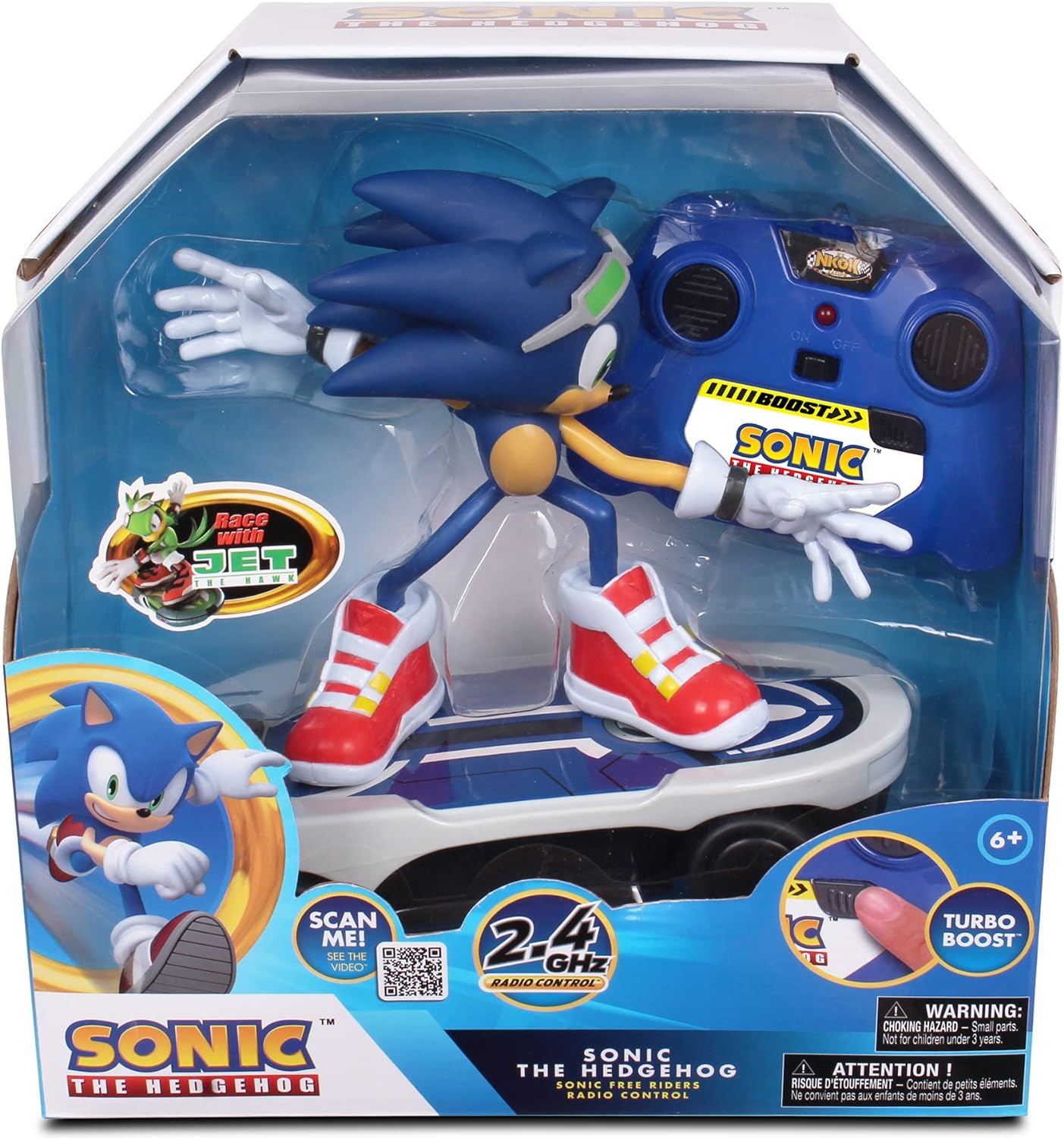 Patineta de Sonic a Control Remoto