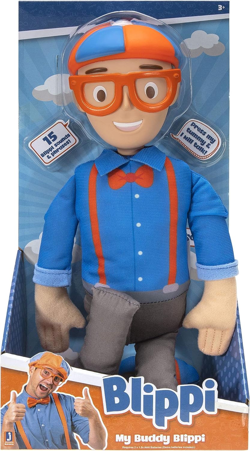 Peluche de Blippi con 15 sonidos Originales | 16 pulgadas