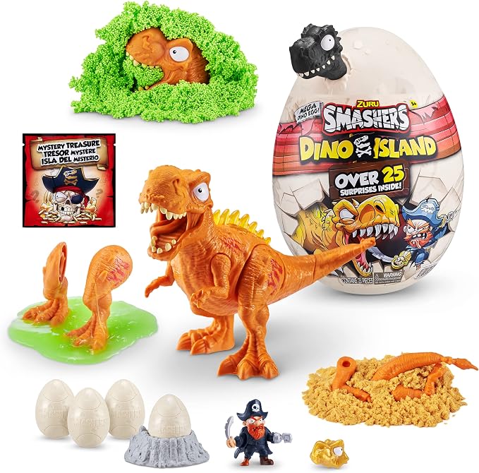 Smashers Dino Island Mega Huevo T-Rex Juguete de ZURU