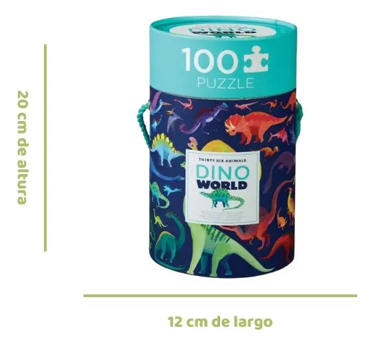 Puzzle Rompecabezas Dino World 100 Piezas