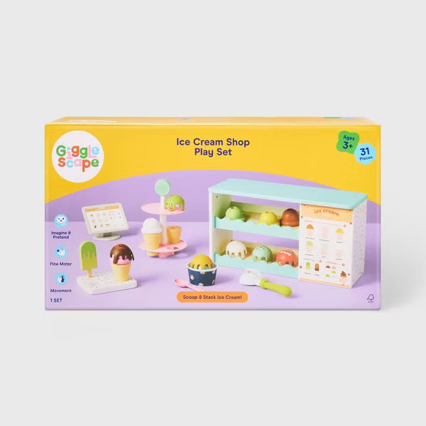 Set de juego de heladería-31 piezas