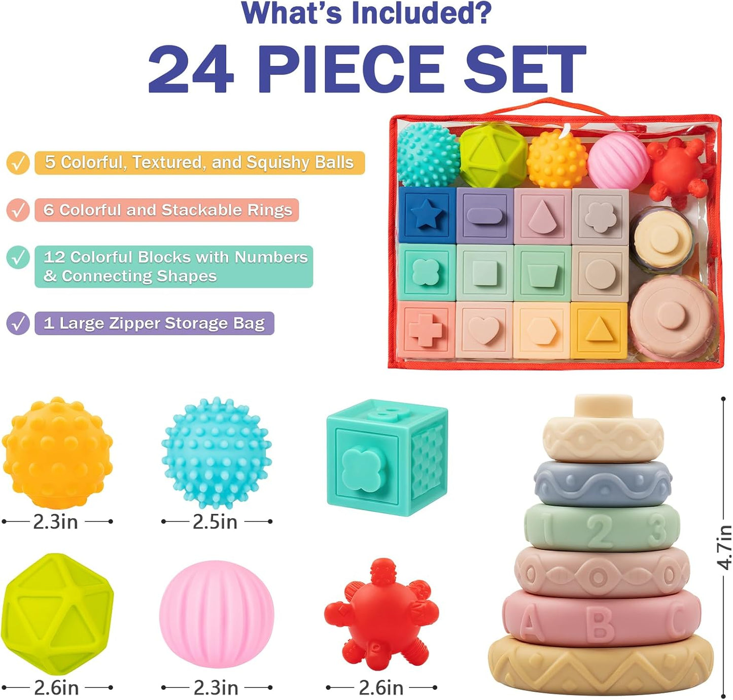 Set de Juguetes Montessori para bebés