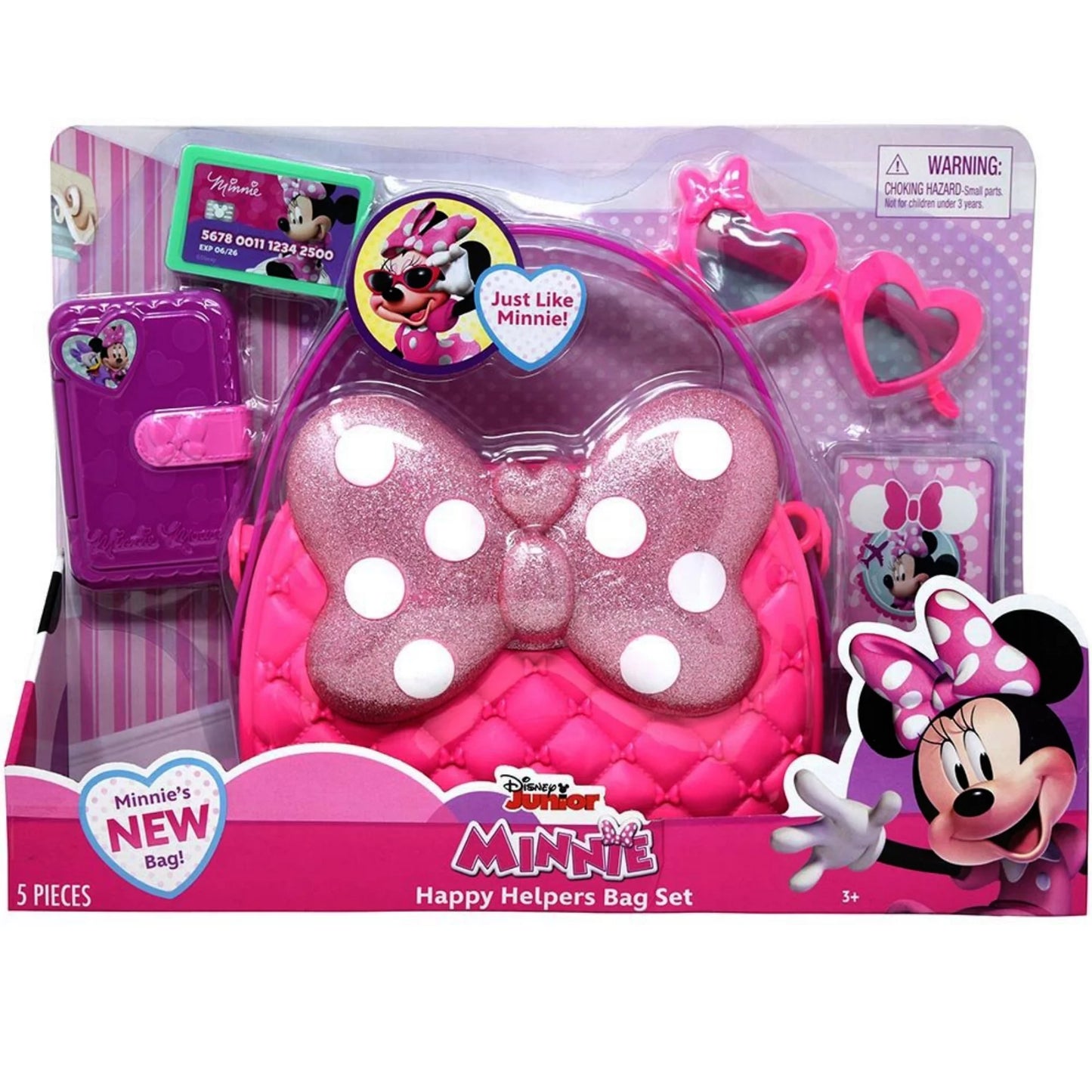 Juego de Bolsa con Accesorios Happy Helpers de Minnie Mouse