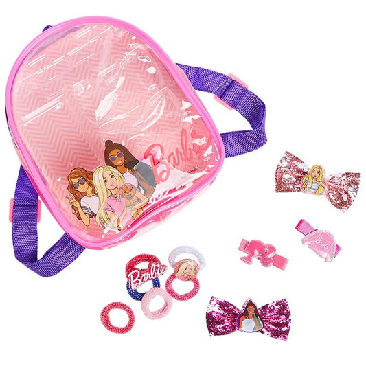 Mochila de Barbie  Juego de accesorios para el cabello