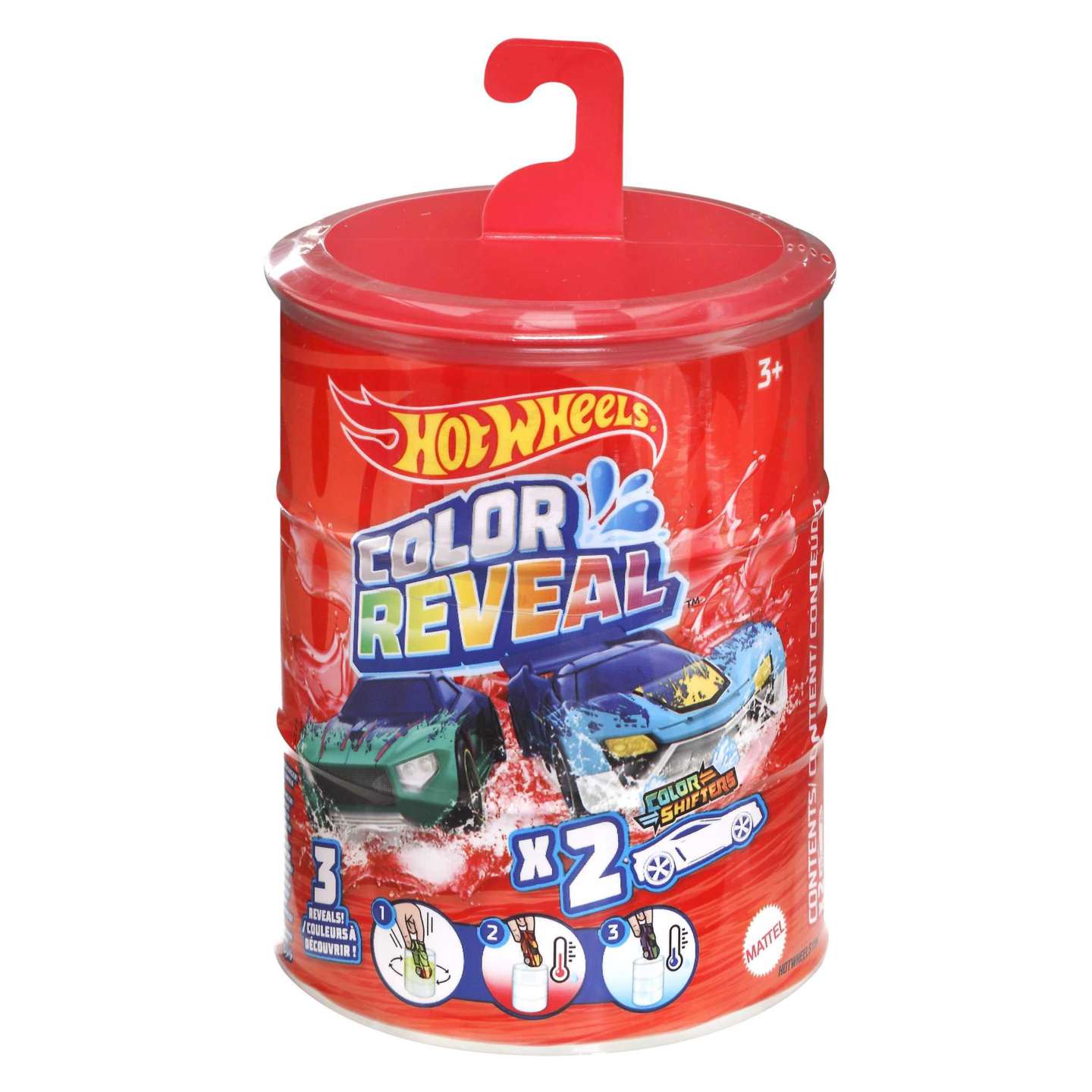 Pack de 2 Vehículos Hot Wheels Color Reveal