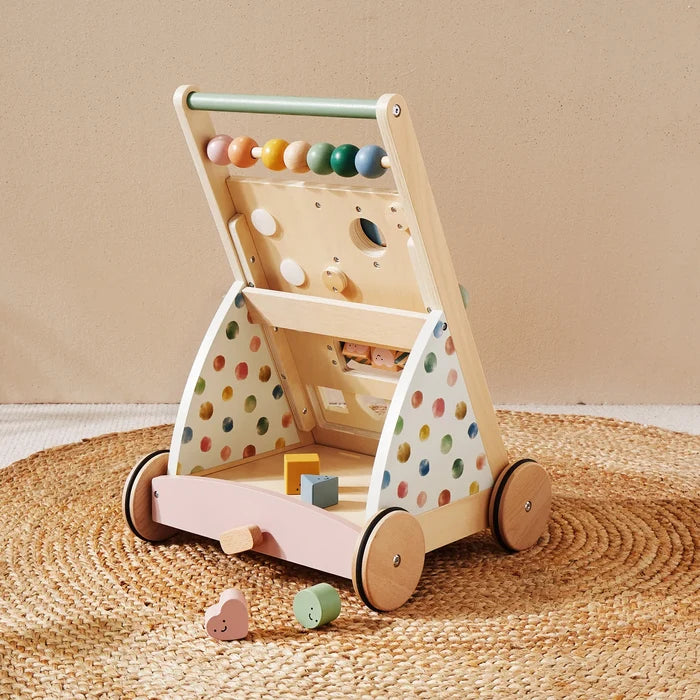 Andador de bebé de madera natural | Tiny Land