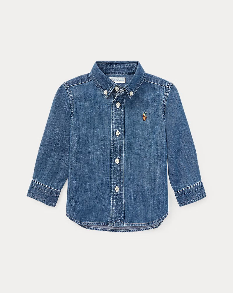 Camisa de cambray de algodón | POLO Ralph Lauren