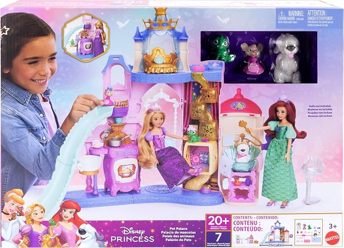 Castillo de mascotas de princesas Disney