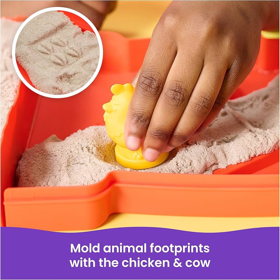 Kinetic Sand - Sandy Farm set de arena para jugar