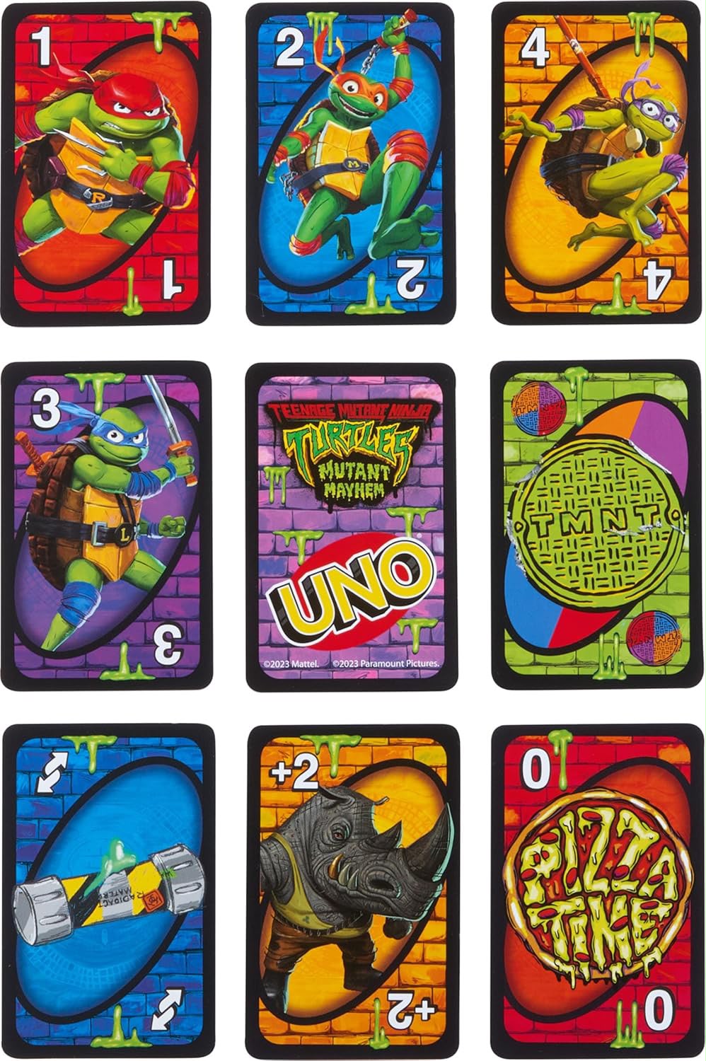Juego de cartas uno - Teenage Mutant Turtles