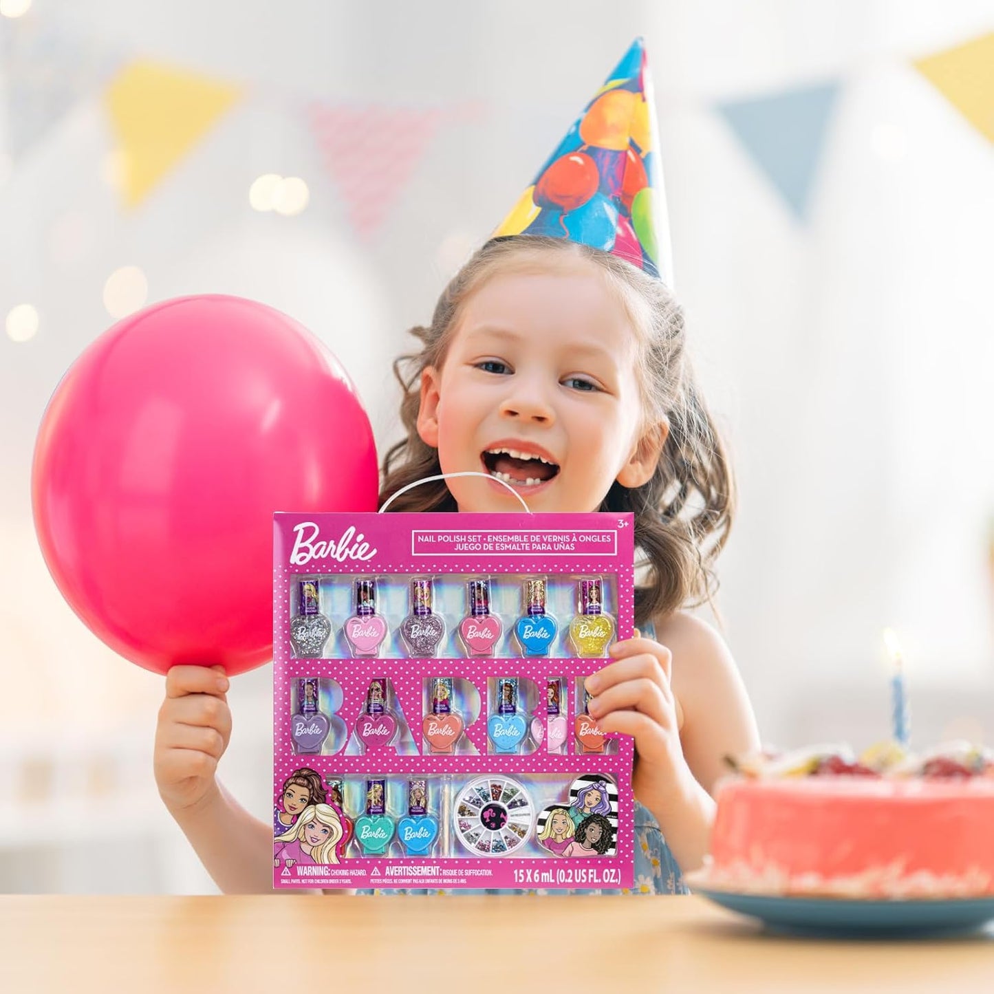 Barbie Juego De Esmalte para Uñas / 18 piezas