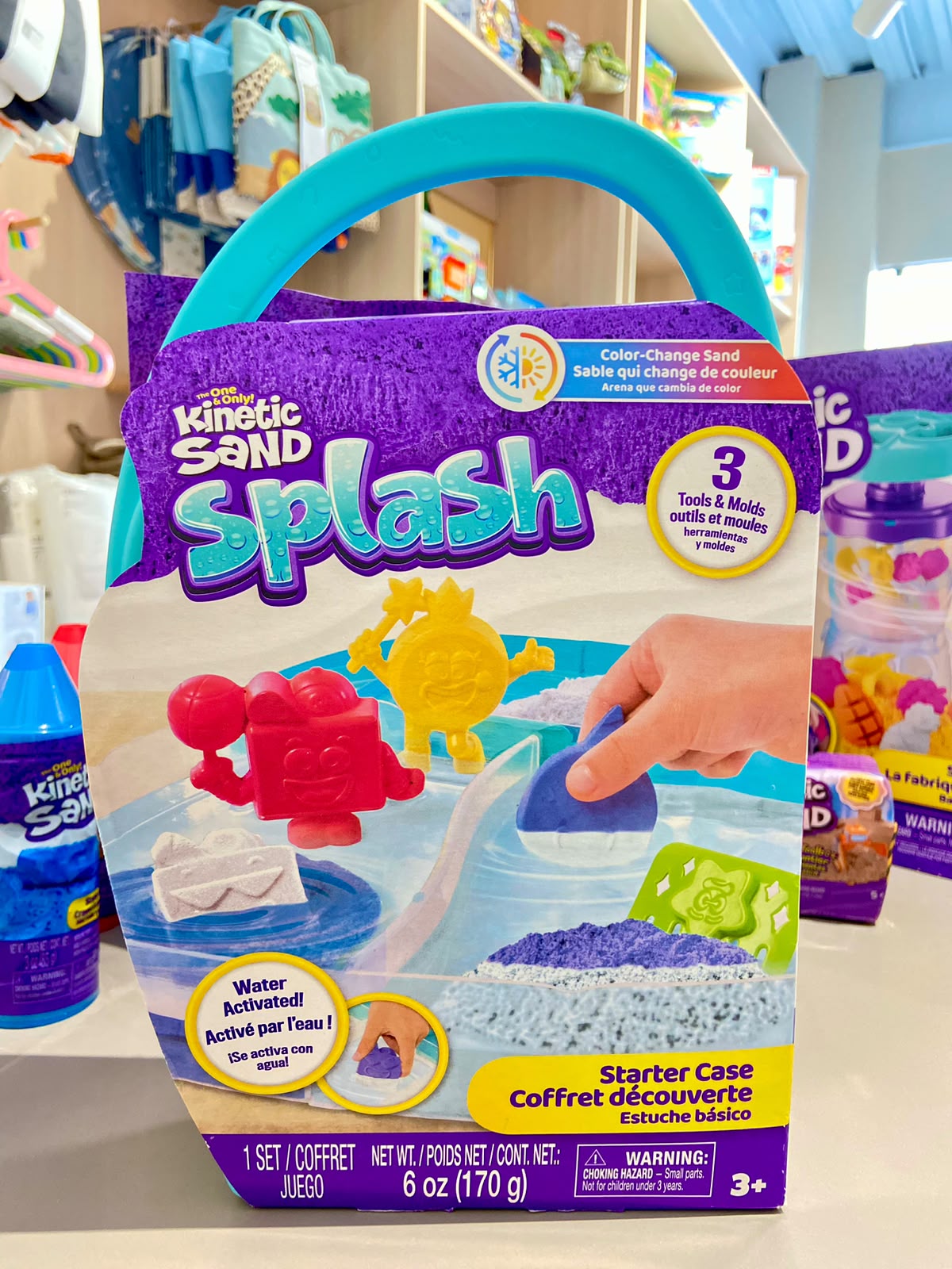 Kinetic Sand - Estuche Basico Splash