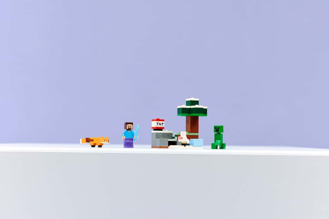 Lego Minecraft - La aventura de steve en la traiga