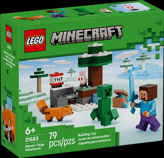 Lego Minecraft - La aventura de steve en la traiga