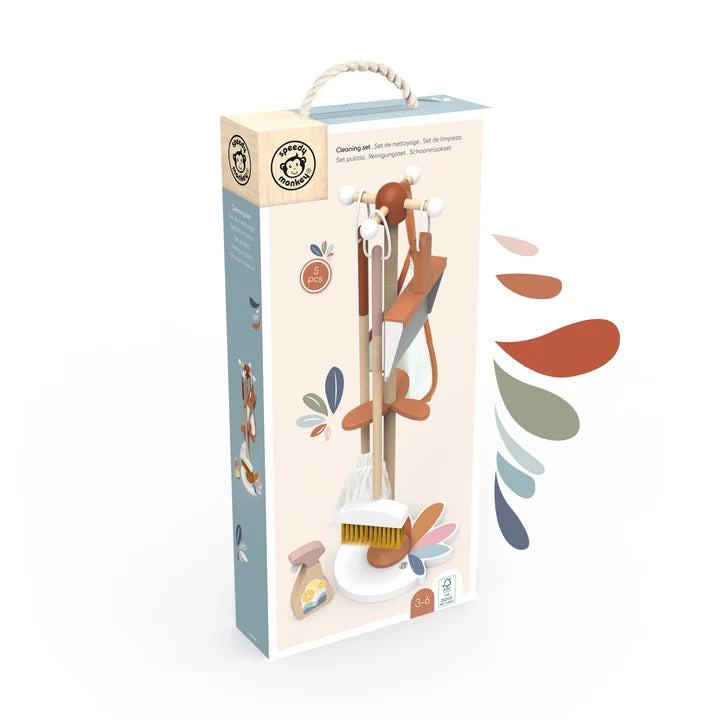 Juego de limpieza de madera