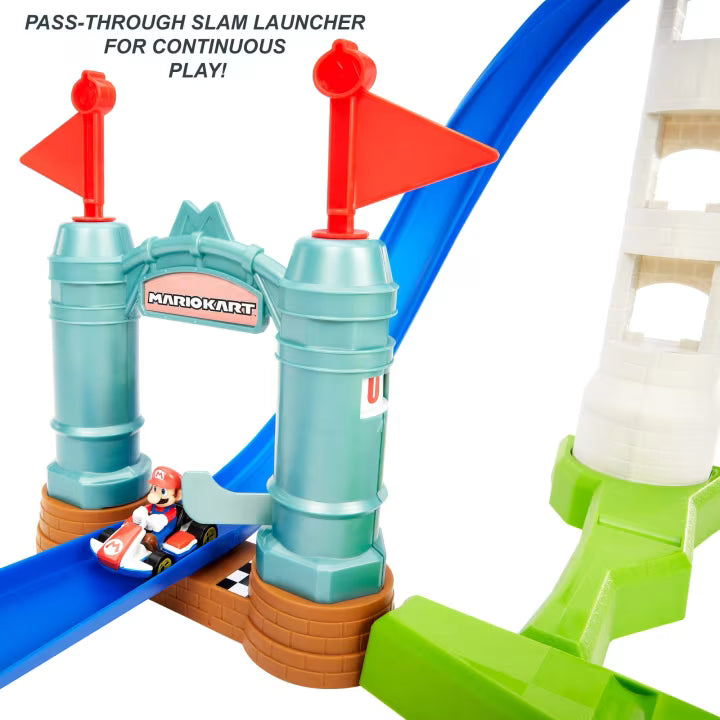 Pista de carreras Hot Wheels Mariokart Circuit Slam