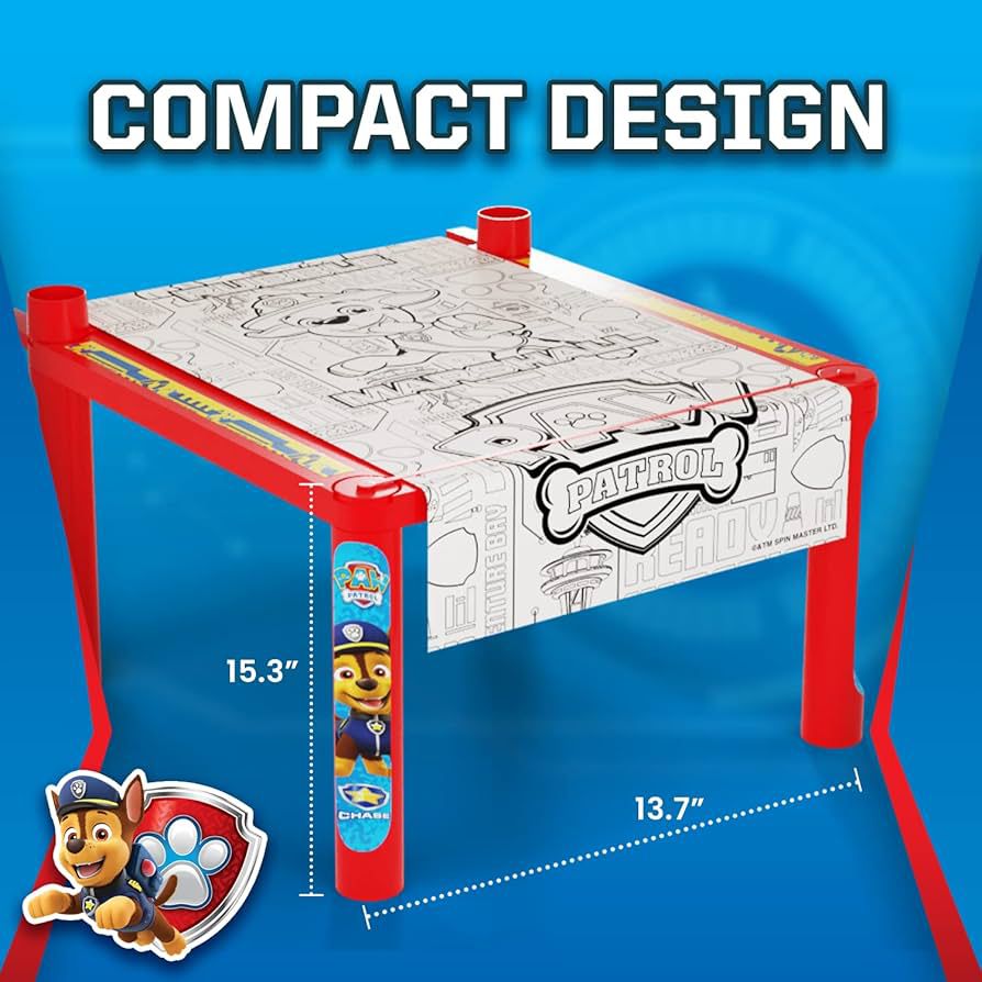 PAW PATROL - Mesa Para Colorear