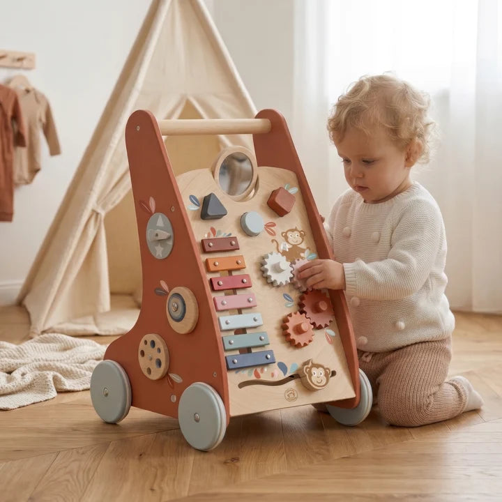 Andador multiactividad de madera