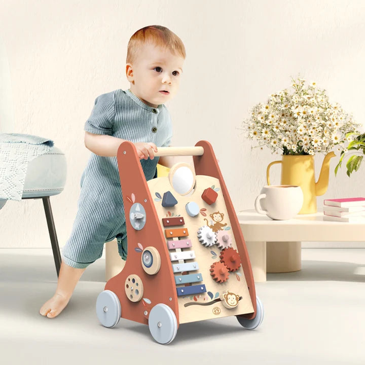 Andador multiactividad de madera