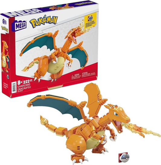 Mega Construx Pokemon Charizard - Figura 222 bloques