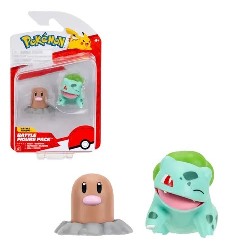 Pokemon Battle Figure Pack Diglett - Bulbasaur