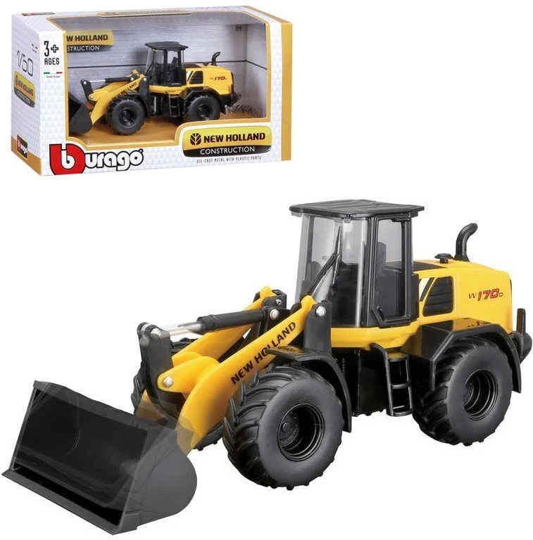 Tractor cargador de ruedas New Holland Agriculture W170 W170D escala 1/50